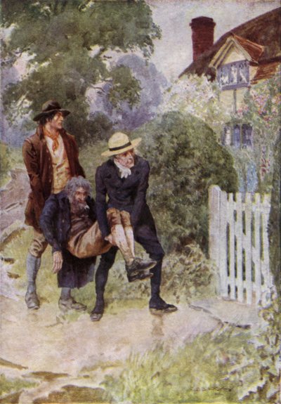 Illustratie voor The Broad Highway a Romance of Kent door Charles Edmund Brock
