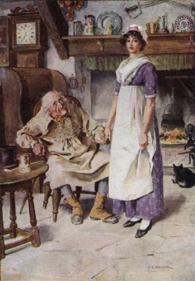 Illustratie voor The Broad Highway a Romance of Kent door Charles Edmund Brock