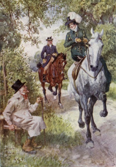 Illustratie voor The Broad Highway a Romance of Kent door Charles Edmund Brock