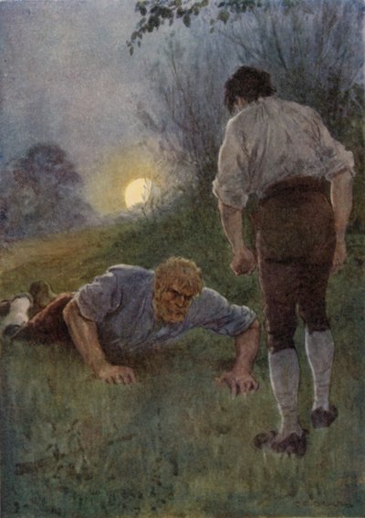 Illustratie voor The Broad Highway, een Romance van Kent door Charles Edmund Brock