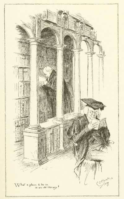 Illustratie voor The Essays of Elia door Charles Lamb (gravure) door Charles Edmund Brock