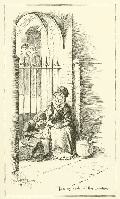 Illustratie voor The Essays of Elia door Charles Lamb (gravure) door Charles Edmund Brock