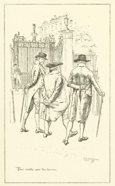 Illustratie voor The Essays of Elia door Charles Lamb (gravure) door Charles Edmund Brock