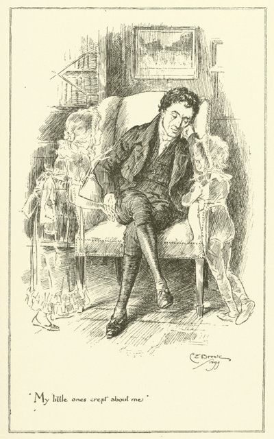Illustratie voor De Essays van Elia door Charles Lamb door Charles Edmund Brock
