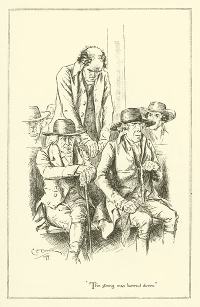 Illustratie voor The Essays of Elia door Charles Lamb (gravure) door Charles Edmund Brock