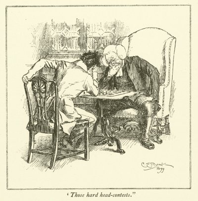 Illustratie voor The Essays of Elia door Charles Lamb (gravure) door Charles Edmund Brock