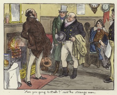 Illustratie voor de Pickwick Papers door Charles Edmund Brock