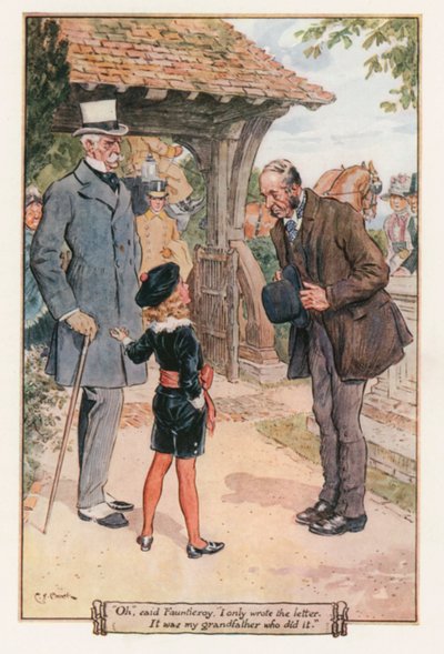 Little Lord Fauntleroy door Frances Hodgson Burnett door Charles Edmund Brock
