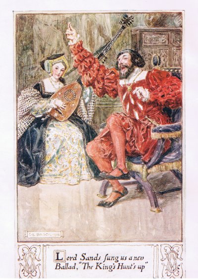 Lord Sands zong ons een nieuw ballade, The King