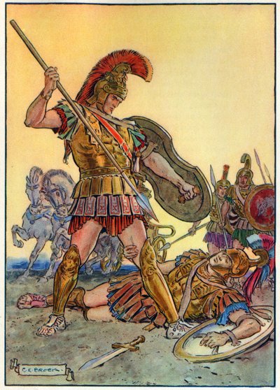 De dood van Hector, uit 