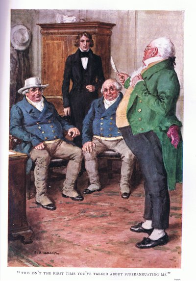 Dit is niet de eerste keer dat je hebt gesproken over mij met pensioen sturen door Charles Edmund Brock