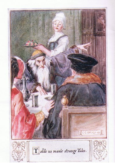 Vertelde ons vele vreemde verhalen door Charles Edmund Brock