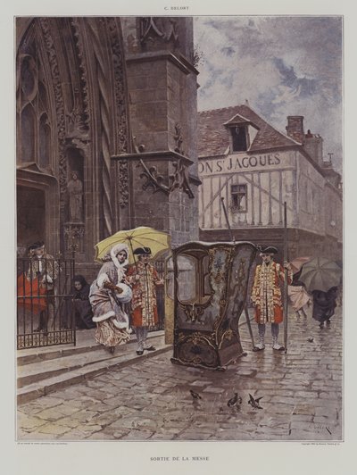 Na de Mis door Charles Edouard Delort