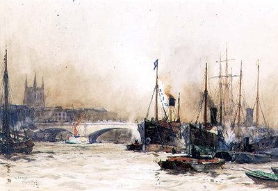 Bij Billingsgate door Charles Edward Dixon