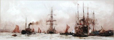 De Lagere Pool, Londen door Charles Edward Dixon