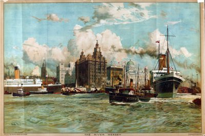 De rivier Mersey, uit de serie 