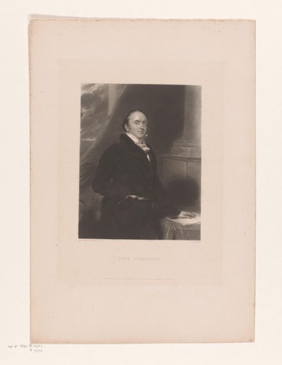 Portret van Alexander Baring door Charles Edward Wagstaff