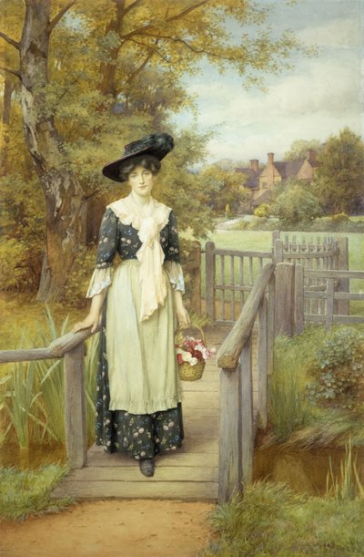 Een Landelijke Schoonheid door Charles Edward Wilson