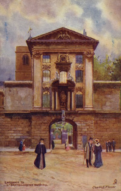 Ingang van het St Bartholomew