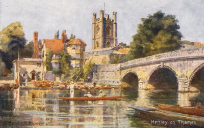 Rivier de Theems: Henley on Thames door Charles Edwin Flower