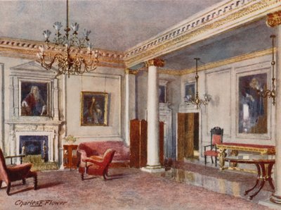 De Ontvangstruimte, 10 Downing Street, 1906 door Charles Edwin Flower