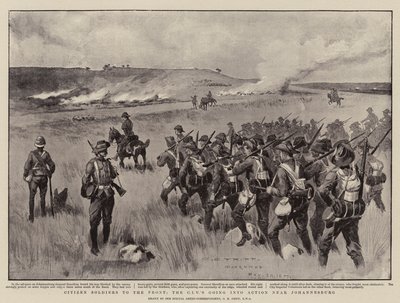 Burger Soldaten naar het Front, de CIV