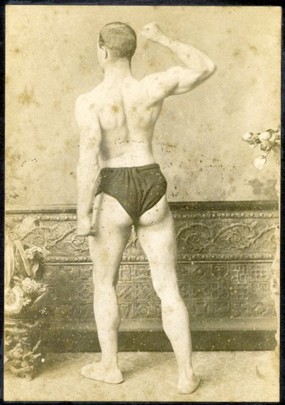 Portret van een sterke man door Charles Eisenmann