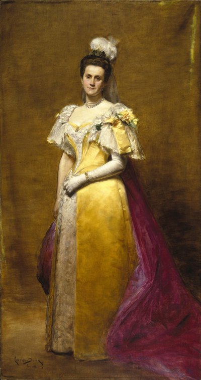 Portret van Emily Warren Roebling door Charles Emile Auguste Carolus Duran