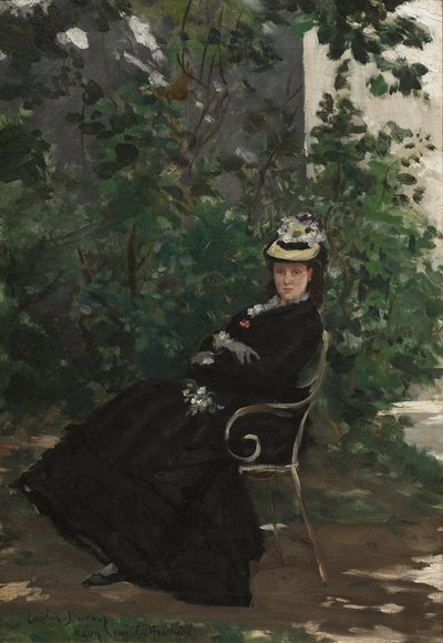 Portret van Madame Alice Hoschede, c.1872-78 door Charles Emile Auguste Carolus Duran