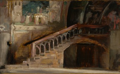 Uitzicht in de Benedenkerk van San Francesco in Assisi, 1876 door Charles Emile Auguste Carolus Duran