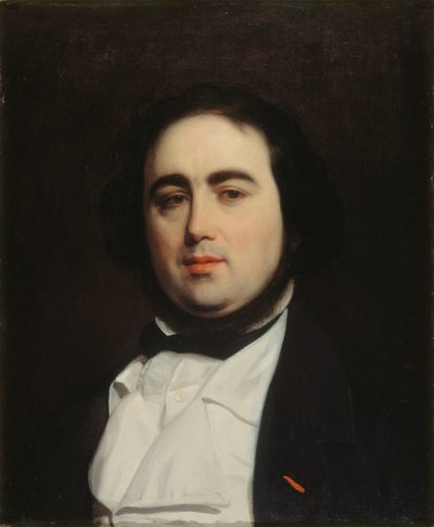 Portret van de schrijver Jules Janin door Charles Emile Callande de Champmartin