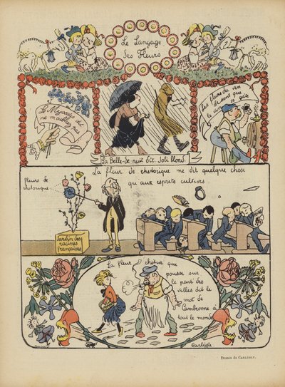 Illustratie voor Le Rire door Charles Emile Egli