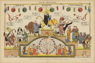 Illustratie voor Le Rire door Charles Emile Egli