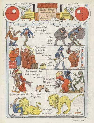 Illustratie voor Le Rire door Charles Emile Egli
