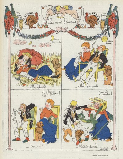 Illustratie voor Le Rire door Charles Emile Egli