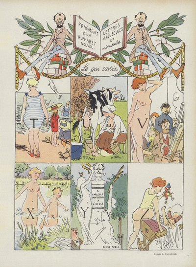 Illustratie voor Le Rire door Charles Emile Egli