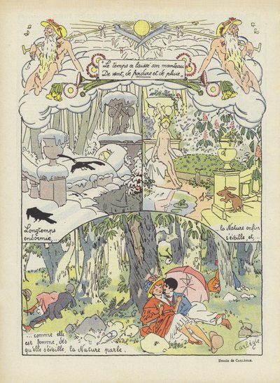 Illustratie voor Le Rire door Charles Emile Egli