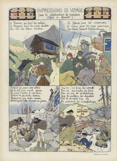 Illustratie voor Le Rire door Charles Emile Egli