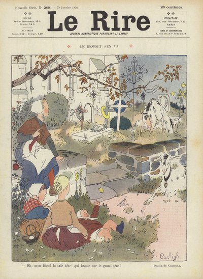 Illustratie voor Le Rire door Charles Emile Egli