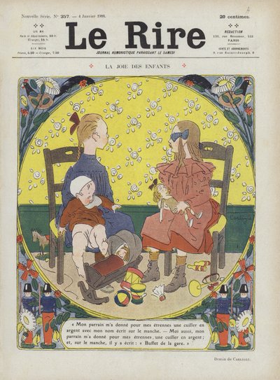 Illustratie voor Le Rire door Charles Emile Egli
