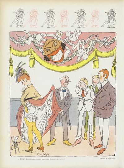 Illustratie voor Le Rire door Charles Emile Egli