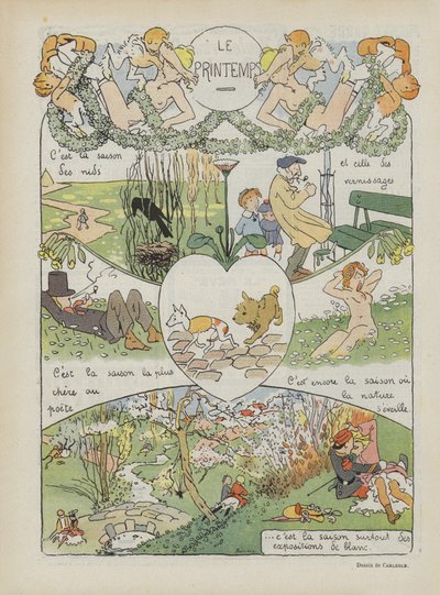 Illustratie voor Le Rire door Charles Emile Egli