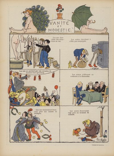 Illustratie voor Le Rire door Charles Emile Egli