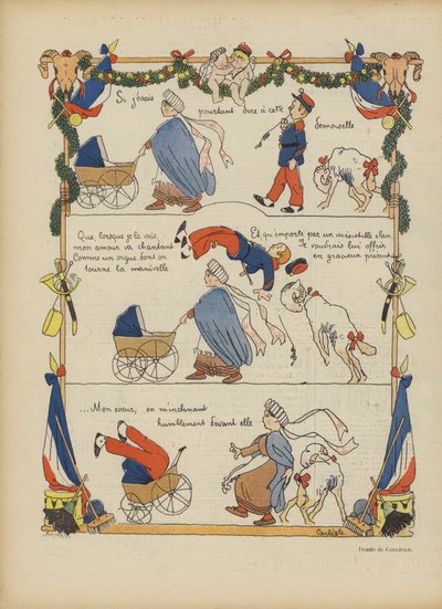 Illustratie voor Le Rire door Charles Emile Egli