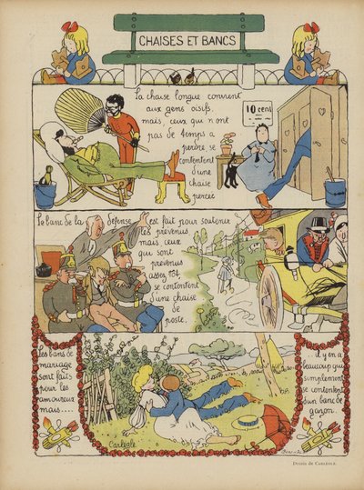 Illustratie voor Le Rire door Charles Emile Egli