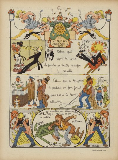 Illustratie voor Le Rire door Charles Emile Egli