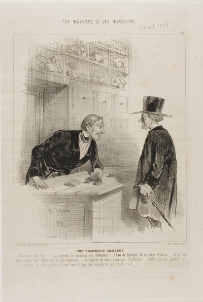 Een apotheek voor elke behoefte (plaat 24) door Charles Emile Jacque