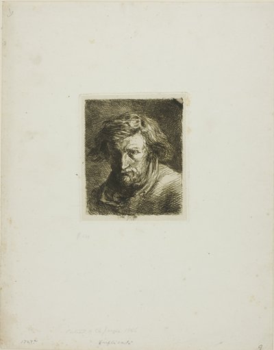 Portret van de Kunstenaar door Charles Emile Jacque