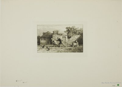 De Koets door Charles Emile Jacque