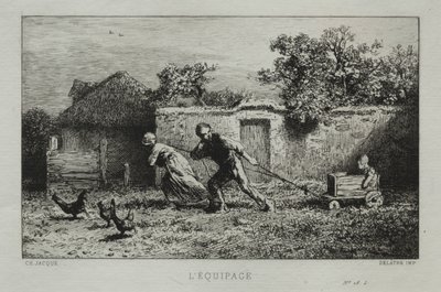 De Bemanning door Charles Emile Jacque
